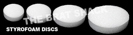 styrofoam discs