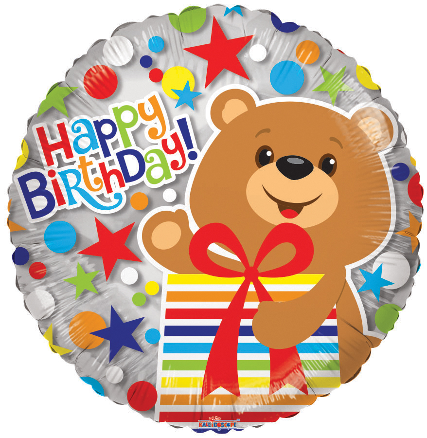 teddy bear mylar balloon