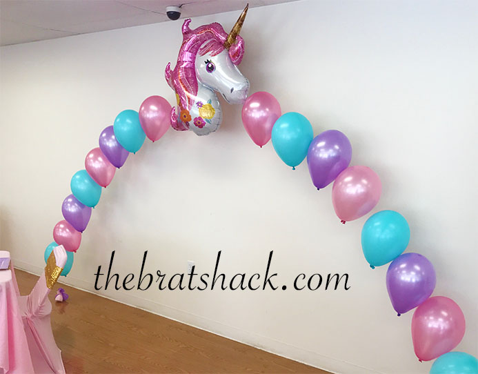 Unicorn Balloon Arch - The Brat Shack Party Store