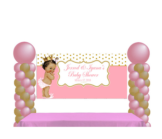 Princess Baby Banner at Brat Shack Party Store, NY