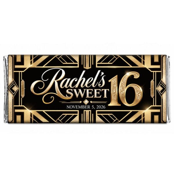 Gatsby Chocolate Bar Favor