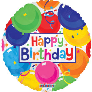 Colorful Happy Birthday Mylar Balloon The Brat Shack NY