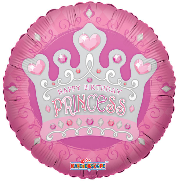 Happy Birthday Princess Mylar Balloon The Brat Shack NY