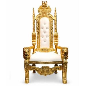 Royal Ambrasia Throne Chair Rental for Birthdays & Baby Showers