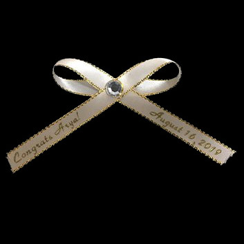Picot Edge Personalized Ribbon (50 Pieces)