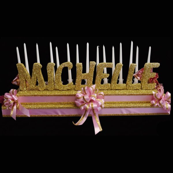 Candelabra with Bows The Brat Shack