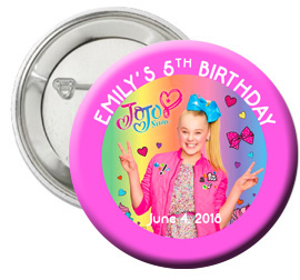 JoJo Siwa theme Birthday button for your Kid | Party Store NY