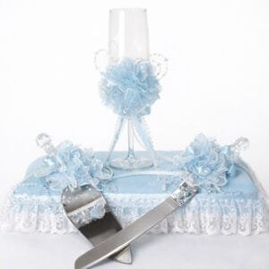 Lace Champagne Flute + Cake Server Set (Display Set) the brat shack