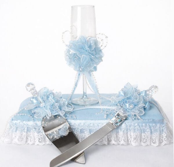 Lace Champagne Flute + Cake Server Set (Display Set) the brat shack