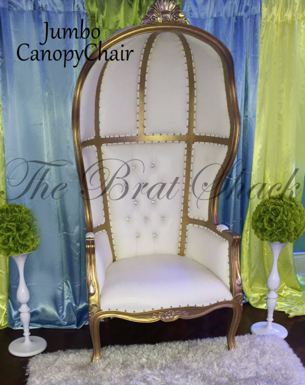 Jumbo Canopy Chair Rental For Birthdays Baby Showers The Brat Shack Party Store