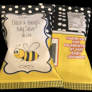 The Brat Shack Bumble Bee chip bags