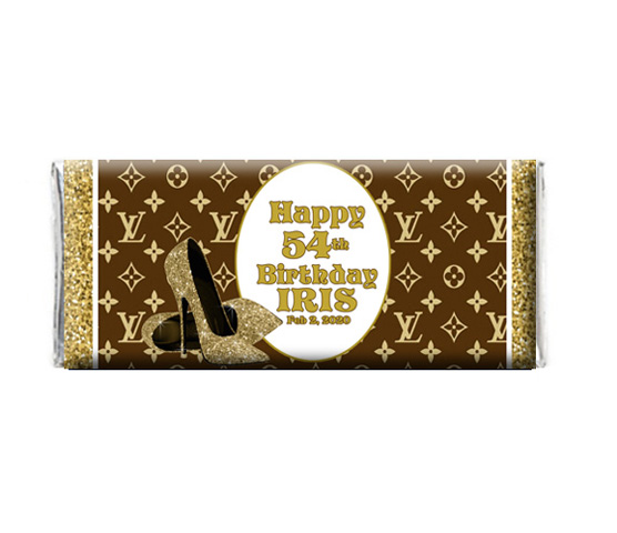 Louis Vuitton Inspired Personalized Chocolate Wrapper Hershey