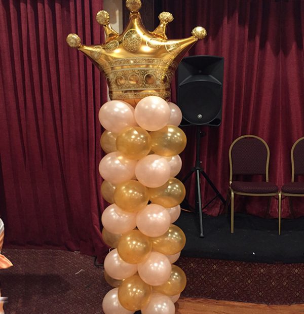 crown balloon column