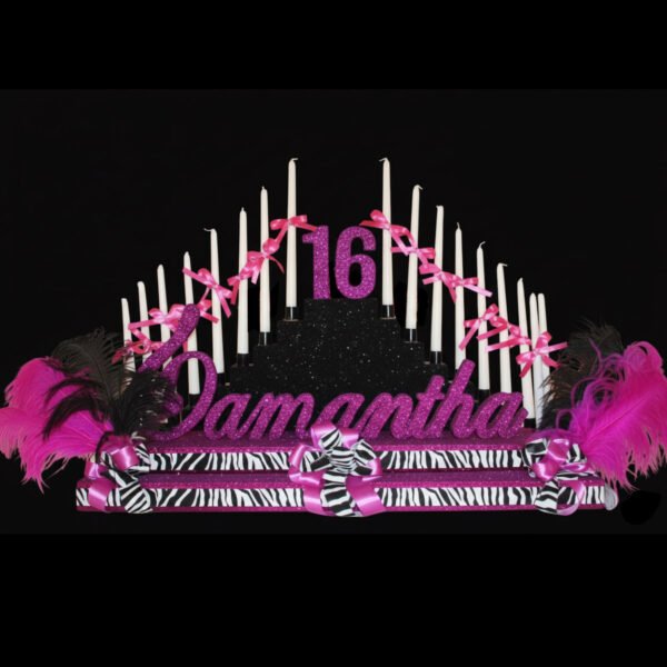 the brat shack Ostrich feather Candelabra