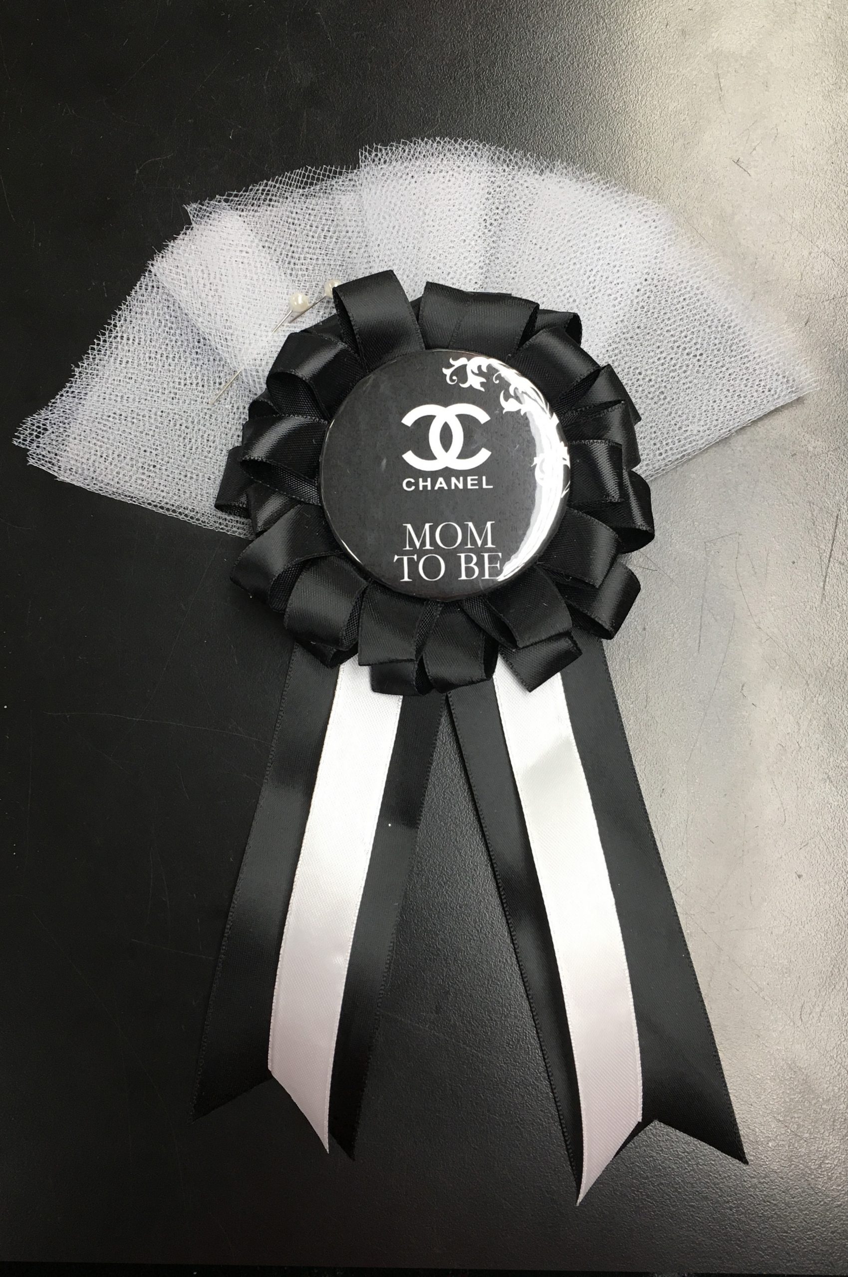 Chanel Theme Corsage - The Brat Shack Party Store