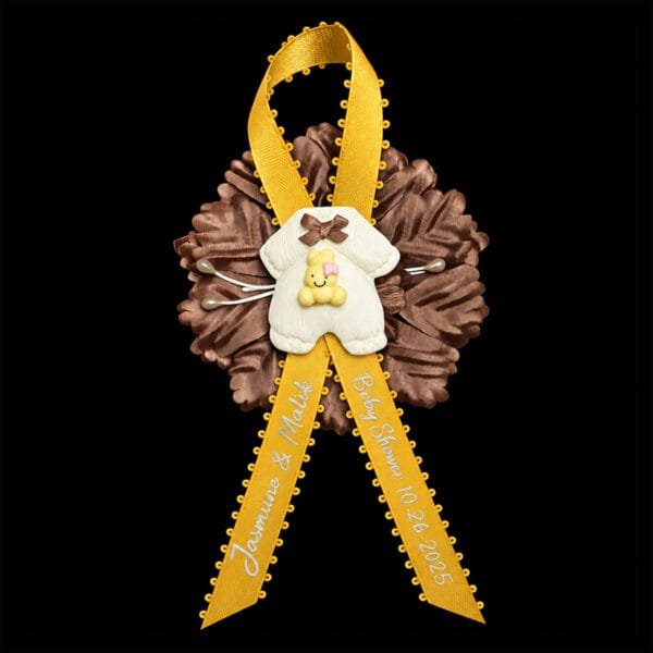 Baby shower pin ons