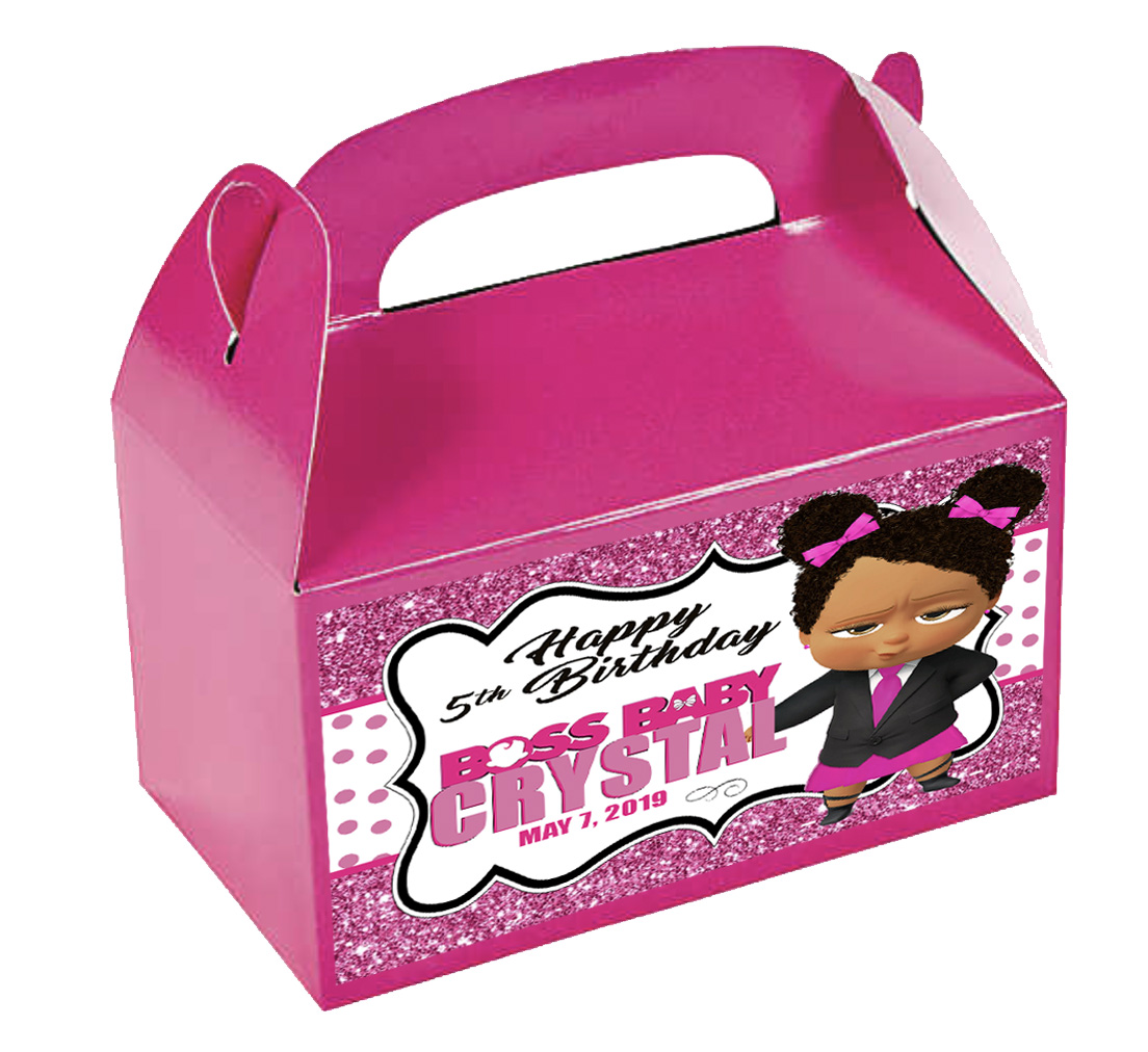 Boss Baby Theme Treat Box