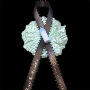 Baby Bottle pin on capias for baby shower