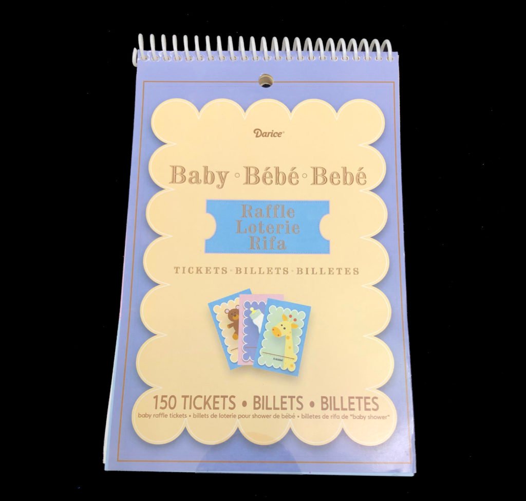 Baby Shower Game Pad - Raffle Tickets - The Brat Shack Party Store