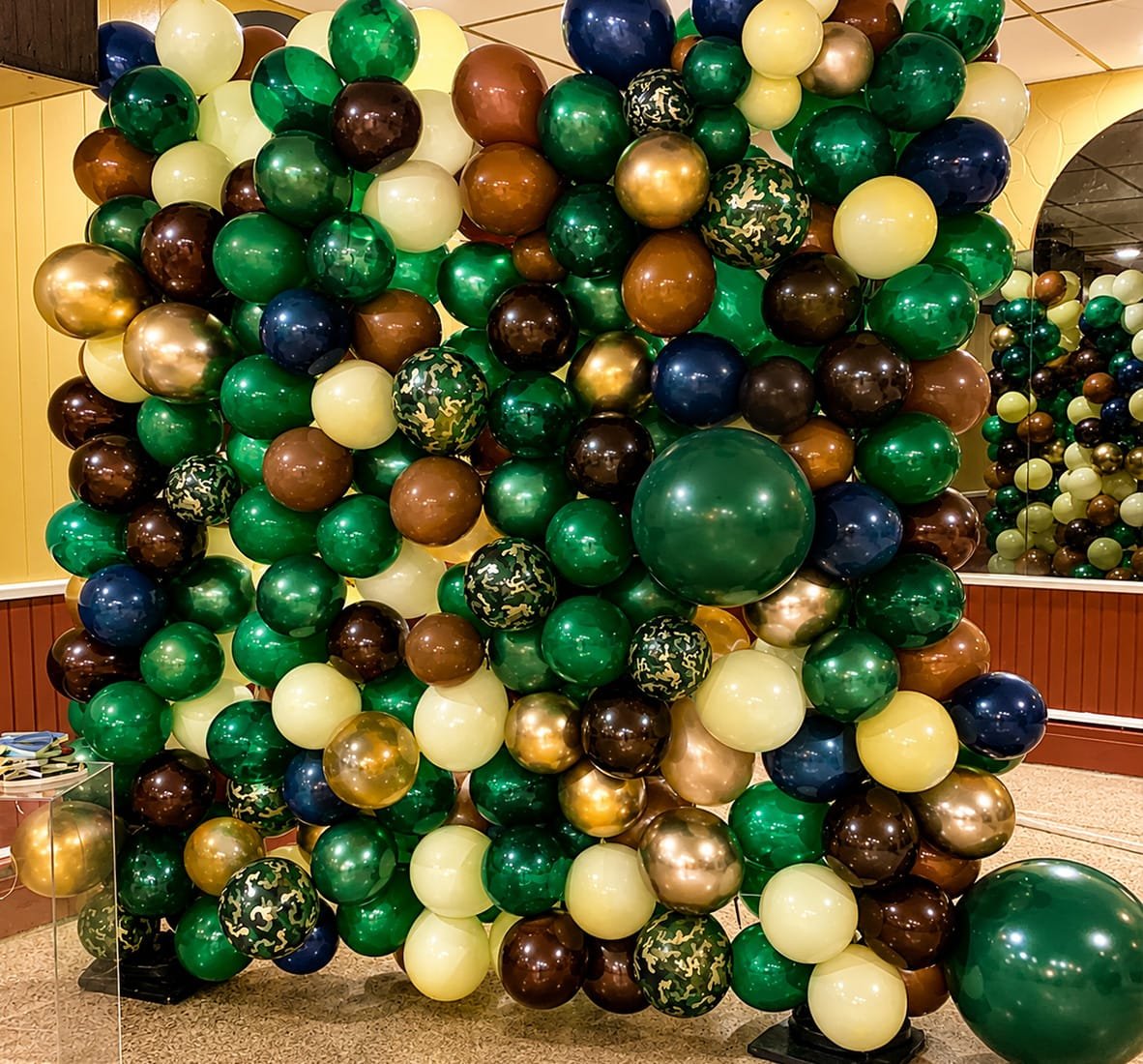 balloon wall- camouflage The brat shack