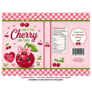 cherry on top-flat bag