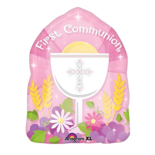 The brat shack Pink communion balloon