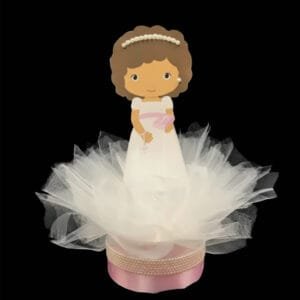 Angel Girl with Bible centerpiece with tulle'