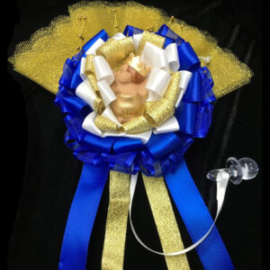 royal blue baby corsage