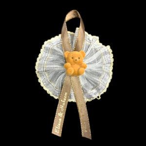 elegant teddy bear capias pin ons