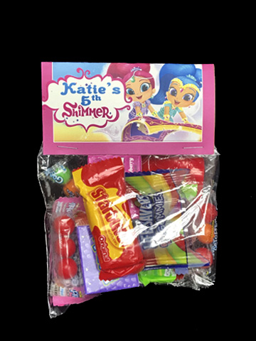 Shimmer and shine Chip bagas 8x10 Medium size Party Favors,souvenier,Kids gifts