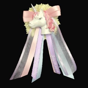 Unicorn capias for birthdays and baby showers made by the brat shack