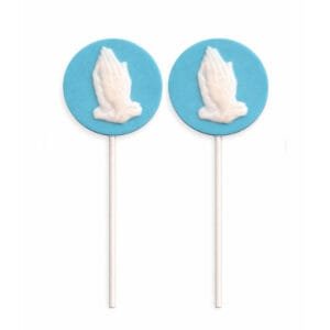 Praying Hands Chocolate Pop Custom Made -Communion , Christening , Baptism