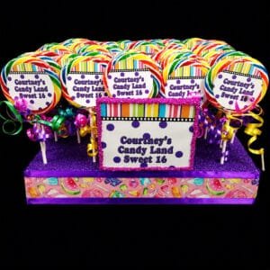 sweet 16 candy land-lollypop-stand