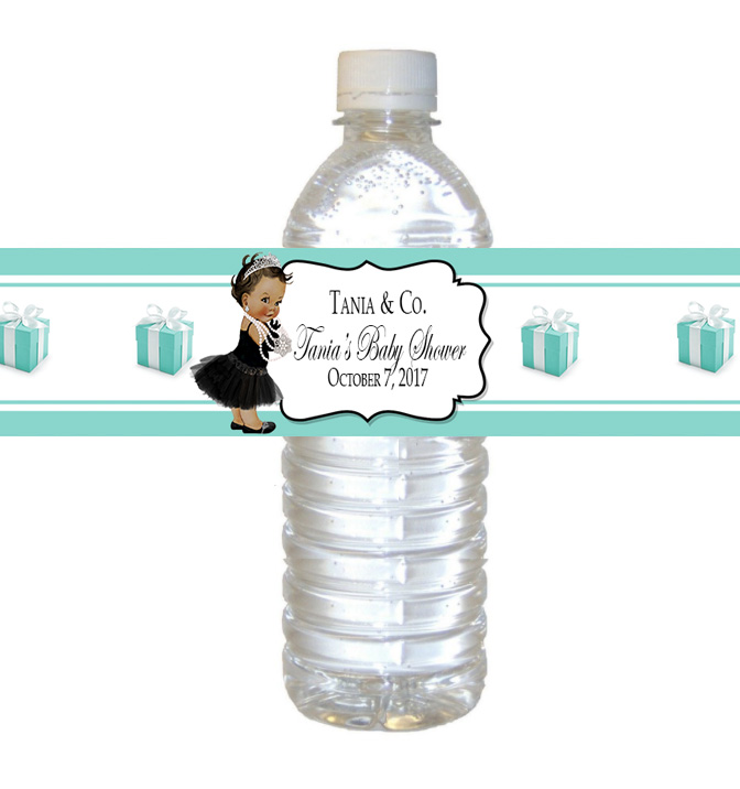 tiffany and co water bottle labels