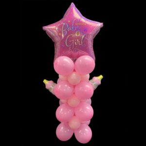 The brat shack Balloon column star baby