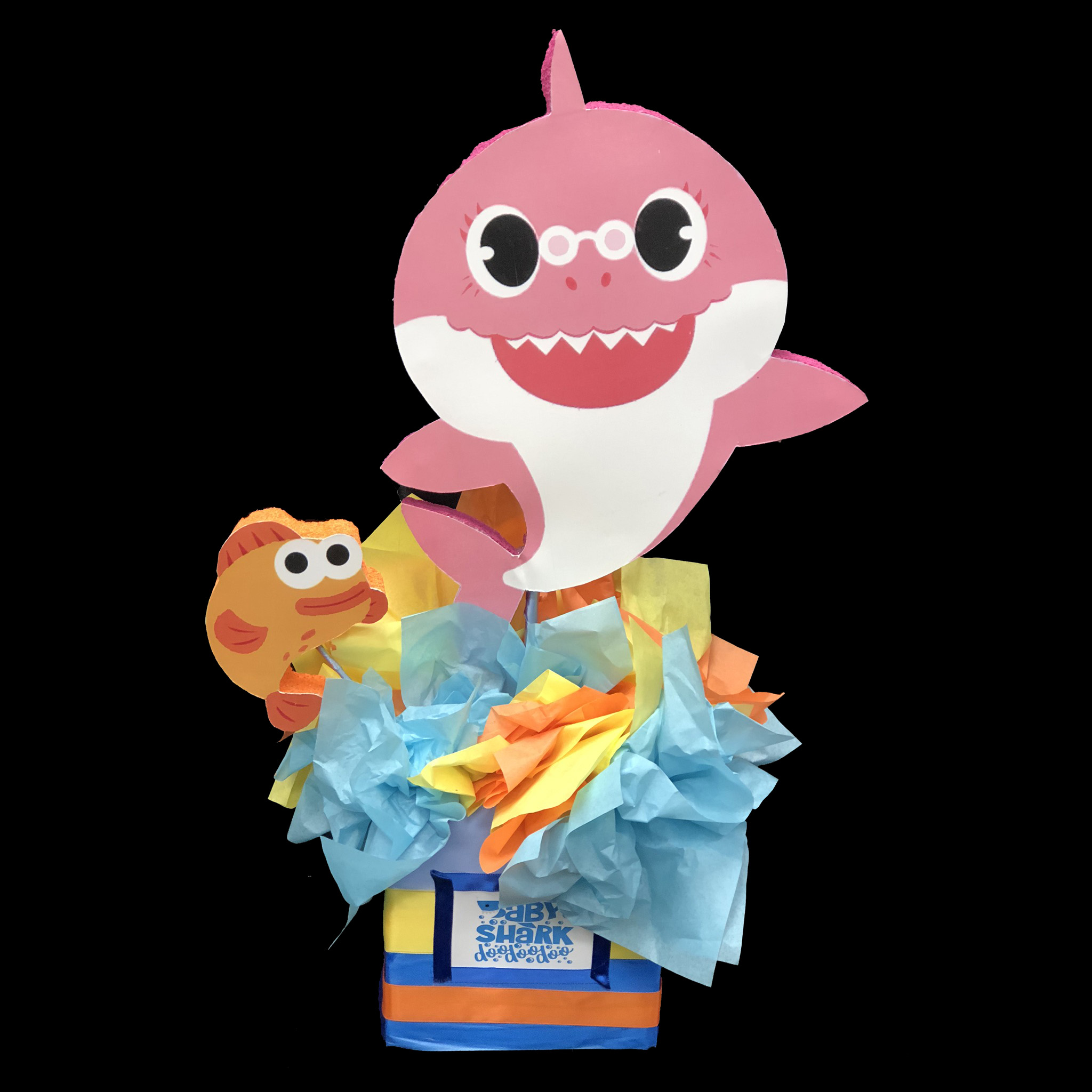 Baby Shark Centerpiece Pink - The Brat Shack Party Store