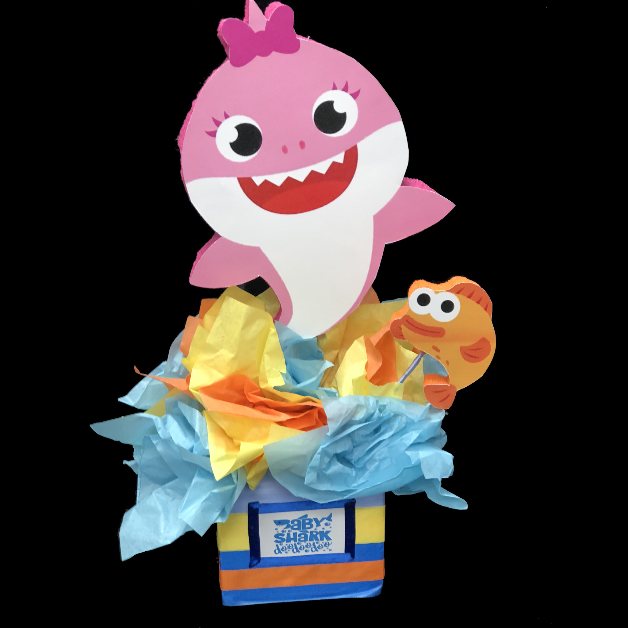 Baby Shark Centerpiece Pink Girl - The Brat Shack Party Store