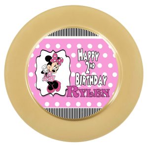 minnie mouse plate insert