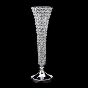 The brat shack silver crystal beaded vase for rent