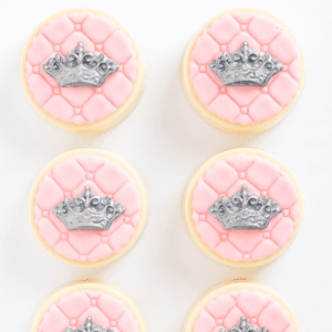Elegant Chocolate Covered Oreos with Royal Princess Crown the brat shack