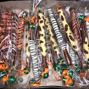 Animal Print Safari theme Chocolate Covered Pretzels Treats