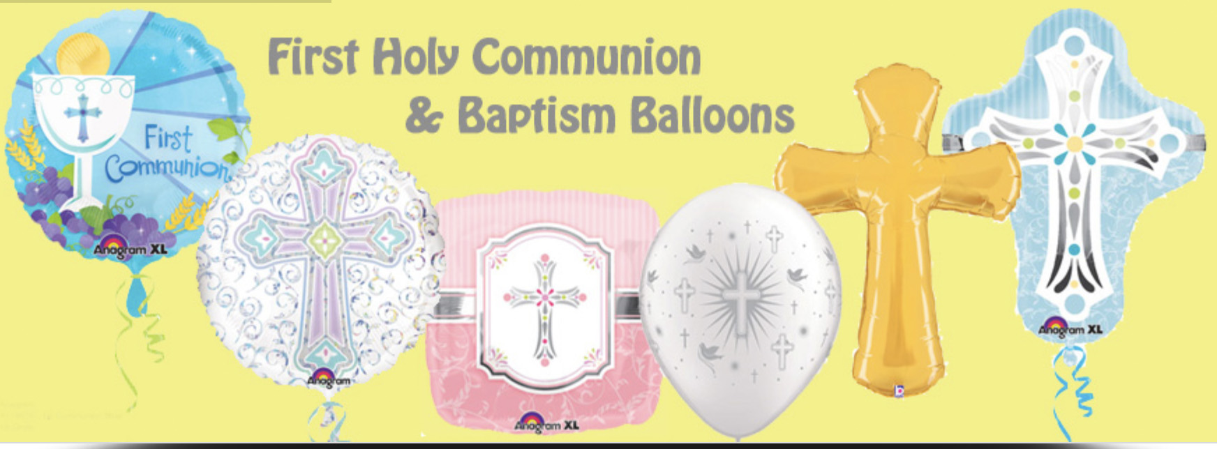 First Holy Communion balloon the brat shack