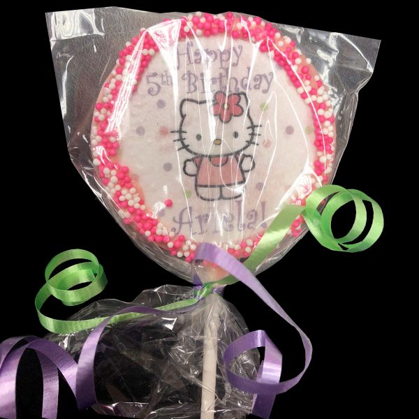 The brat shack hello kitty chocolate covered lolly pops