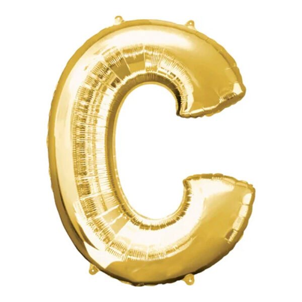 Giant Letter Balloons Mega letter C the brat shack