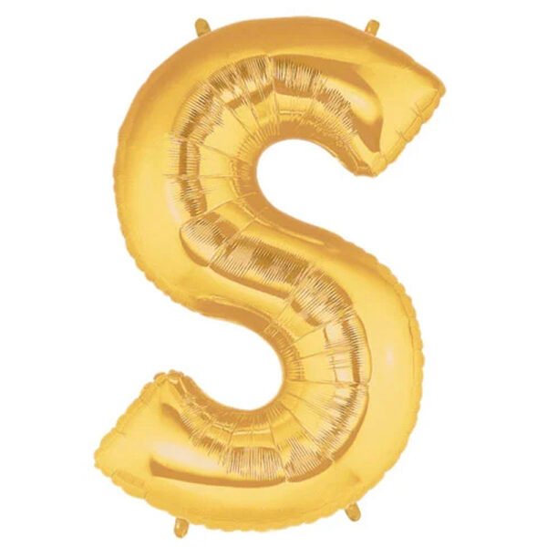 Giant Letter Balloons Mega letter S The Brat Shack