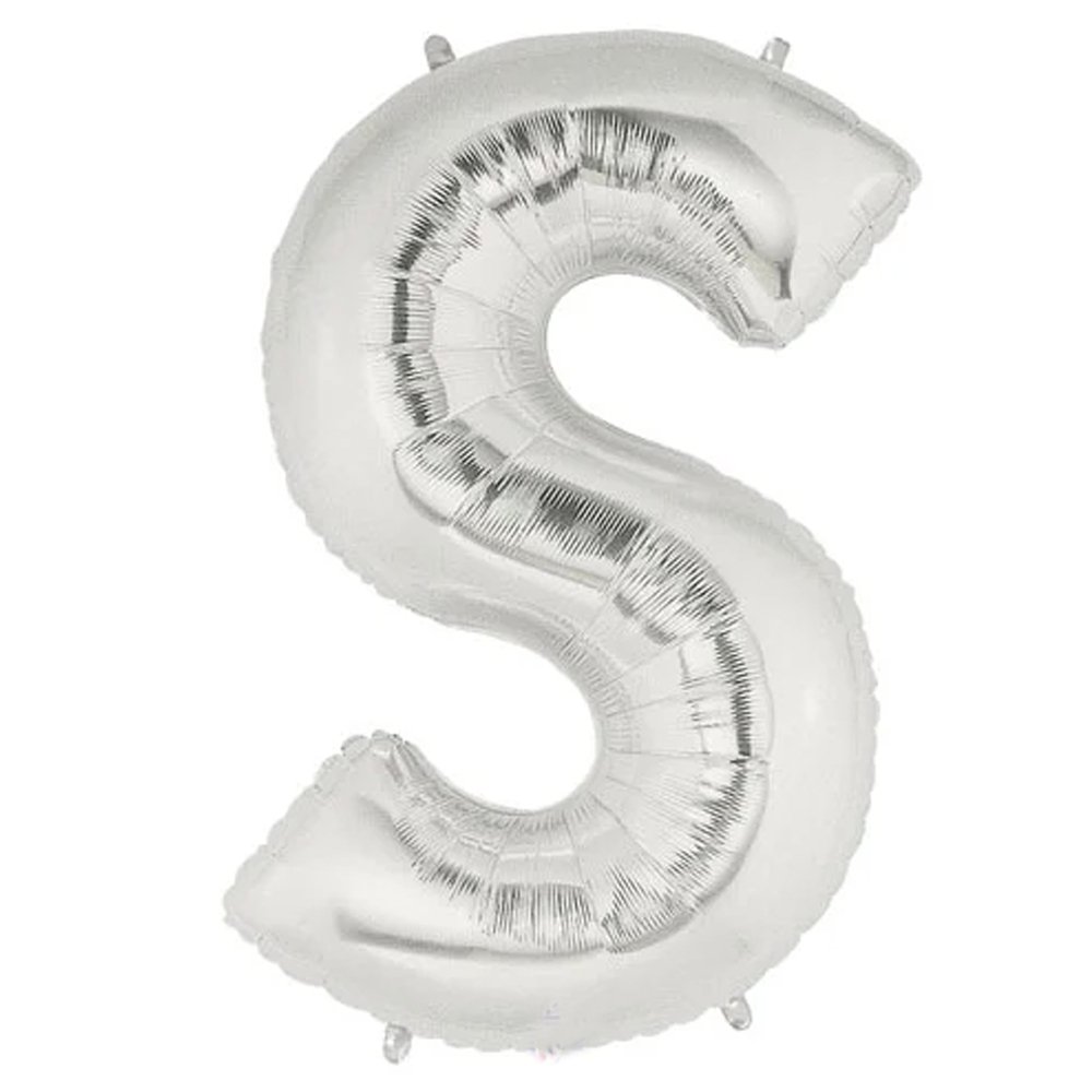 Giant Letter Balloons Mega letter S The Brat Shack