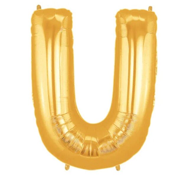 Giant Letter Balloons Mega letter U The Brat Shack