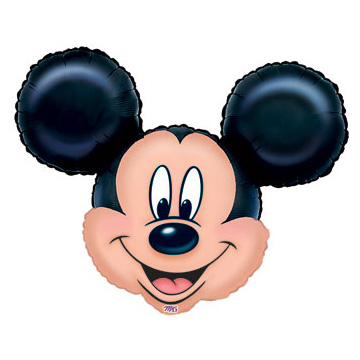Trekken toren Giftig Large Shape Mickey Mouse Head Theme Mylar balloon - The Brat Shack Party  Store