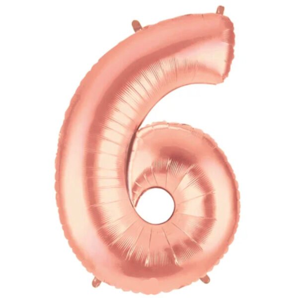 rose gold number 6 the brat shack