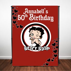 Betty Boop Backdrop